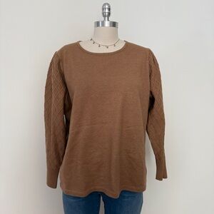 Ann Klein Tan Sweater